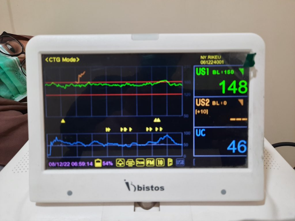 The baby inside and her mother heart